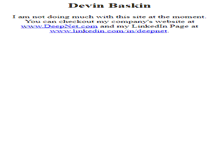 Tablet Screenshot of devinbaskin.com
